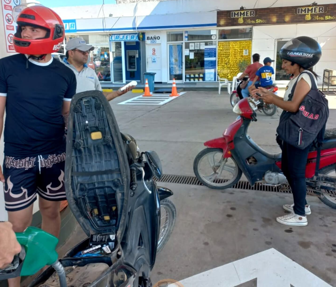 LAS BREÑAS: OPERATIVO «SIN CASCO, NO HAY NAFTA»